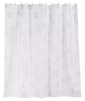Занавеска для ванной Claro 180х180 см, тканевая