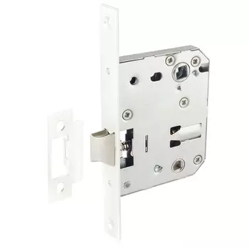 Защелка дверная прям.планка 2070-70мм (белый)