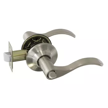 Защелка межкомнатная с фикс. НН-03 ISPARUS (мат.никель)