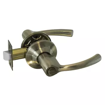 Защелка межкомнатная с фикс. ТТ1-03 ISPARUS (стар.бронза)