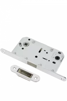 Защелка сантех. Магн. РЕНЦ с пласт. ответной планкой, хром блестящий