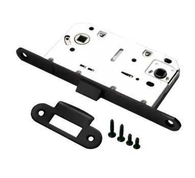 Защелка сантехническая РЕНЦ Zero, черный