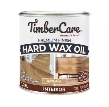 Защитное масло с твердым воском TimberCare Hard Wax Oil, натуральный/ Natural, 0,75л