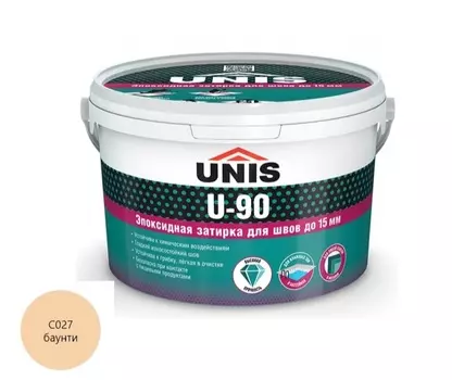 Затирка Юнис U-90 Баунти (027) 2 кг
