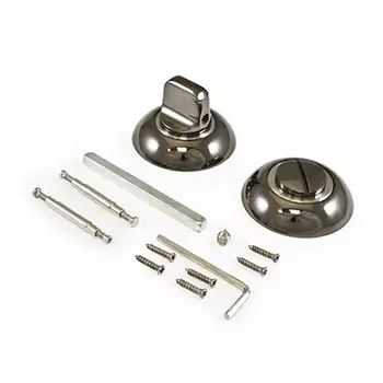 Завертка к ручкам PUERTO BK AL 08 BN/SN черный никель/никель матовый