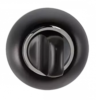 Завертка к ручкам PUERTO, черный/хром блестящий