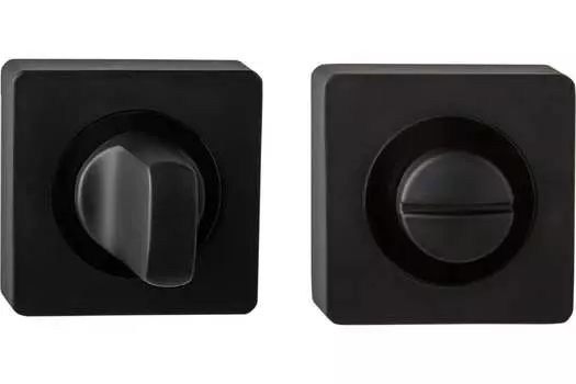 Завертка квадратная к ручкам, черный B2B