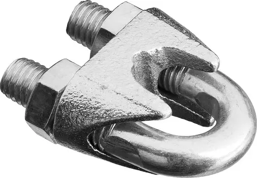 Зажим для стальных канатов, оцинкованный 3мм, 2шт