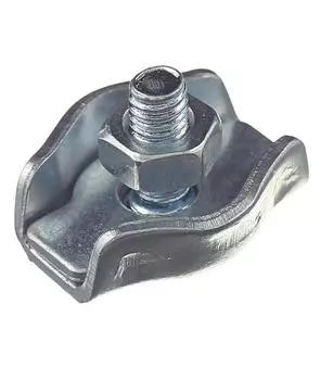 Зажим для стальных канатов одинарный, SIMPLEX, 5мм, 1шт