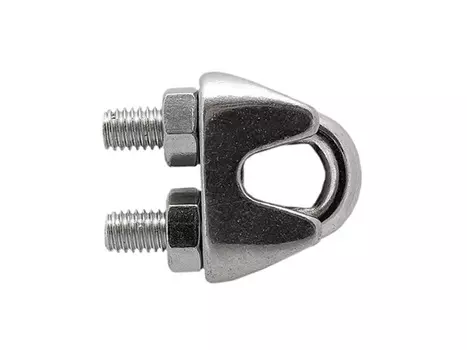 Зажим троса DIN741 D4 мм нержавеющая сталь, 1 шт