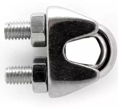 Зажим троса DIN 741 D8 мм нержав. сталь, 1 шт