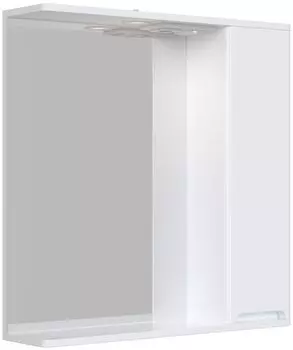 Зеркальный шкаф Адель 60/Модена 60 П, 1/дв, белый