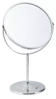 Зеркало косм-кое 20см настольное, хром
