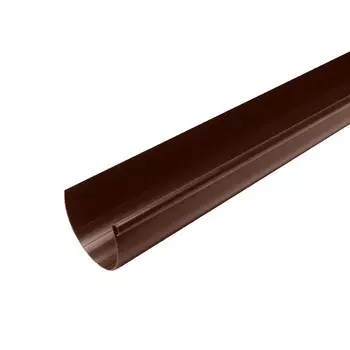 Желоб водосточный Murol ПВХ 130х3000 мм, коричневый