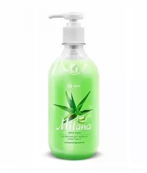 Жидкое крем-мыло Milana алоэ вера с дозатором