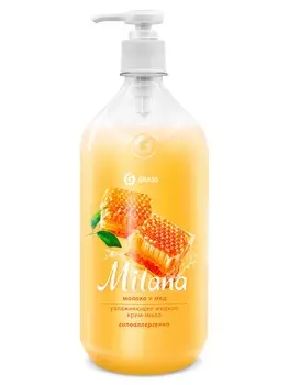 Жидкое крем-мыло Milana молоко и мед с дозатором