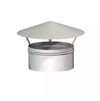 Зонт для дымохода д.200мм, нерж. 0,5мм