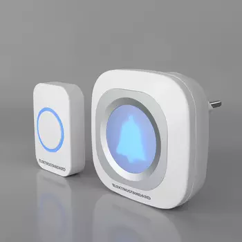 Звонок электрический беспроводной DBQ25M WL 36M IP44, белый