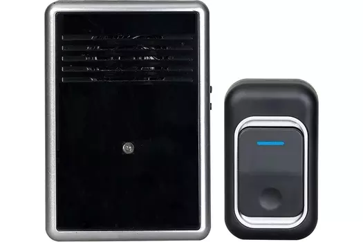 Звонок беспроводной Тритон Трио 32 мелодий, полифония, черный/серый