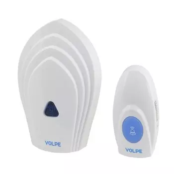 Звонок беспроводной Volpe UDB-Q029 W-R1T1-16S-80M-WH 16 мелодий радиус действия 80 м