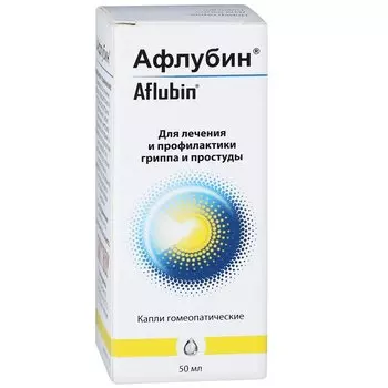 Афлубин капли гомеопатические для приема внутрь 50 мл