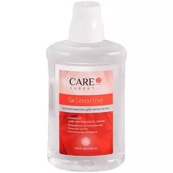 Aldente / Care Dental Expert Sensitive Ополаскиватель для полости рта Липа-Календула 400 мл