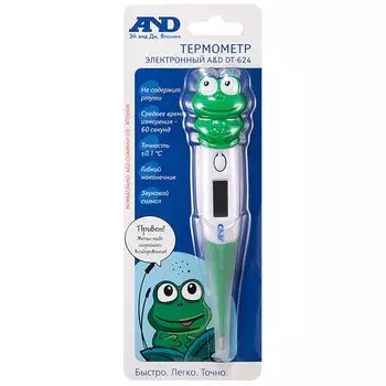 AND Термометр медицинский электронный DT-624 Лягушка