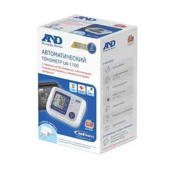 AND Тонометр автоматический UA-1100 на плечо с адаптером