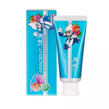 Apadent Кидс зубная паста для детей Клубника-Виноград 60 г