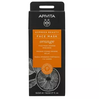Apivita Маска для сияния кожи Апельсин саше 8 мл 2 шт