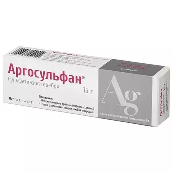 Аргосульфан 2% крем для наружного применения 15 г
