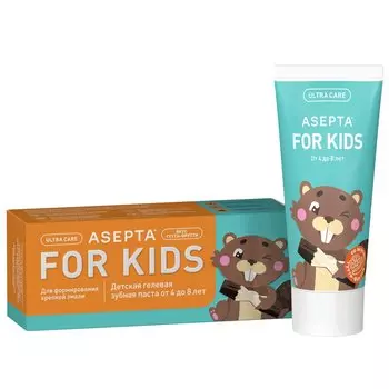 Asepta Kids Зубная паста для детей 4-8 лет Тутти-Фрутти 50 мл