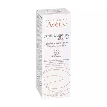 Avene Antirougeurs Эмульсия дневная увлажняющая SPF 30 для лица и шеи 40 мл