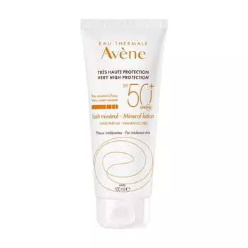 Avene Sun Молочко солнцезащитное для тела c минеральным экраном SPF50 100 мл