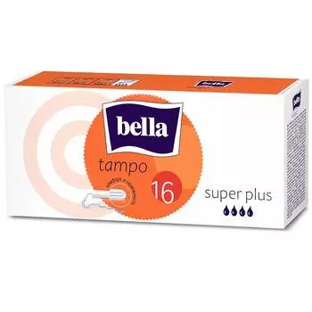 Bella Tampo Тампоны гигиенические Super Plus 16 шт