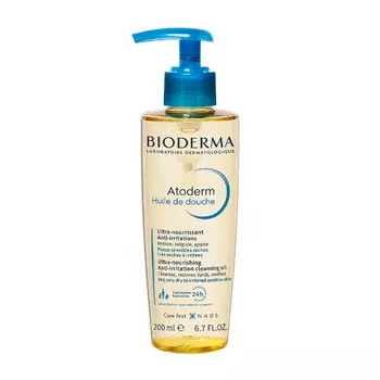 Bioderma Atoderm Масло для душа увлажняющее для сухой и чувствительной кожи 200 мл