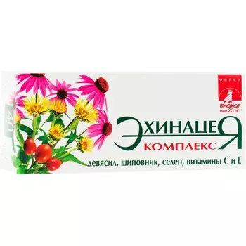 Биокор Эхинацея Комплекс драже 40 шт