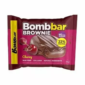 Bombbar Печенье протеиновое Вишневый брауни 50 г