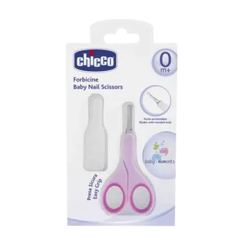 Chicco Ножницы детские с закругленными концами Розовый 0+