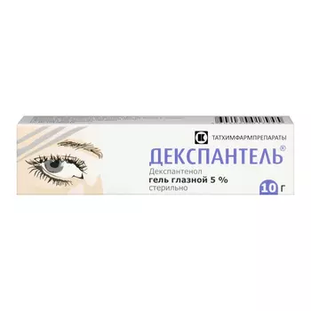 Декспантель 5% гель глазной 10 г