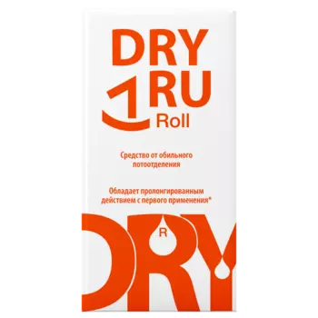 DRY RU Roll Средство от обильного потоотделения с пролонгированным действием 50 мл