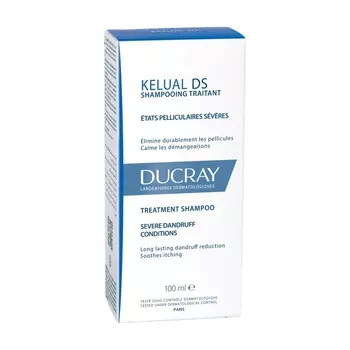 Ducray Kelual DS Шампунь для лечения тяжелых форм перхоти 100 мл