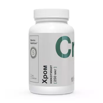 Elentra Nutrition Хрома никотинат капсулы 90 шт