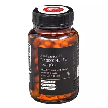 Enhel Med Комплекс витаминный Д3+К2 с биоперином капсулы 60 шт