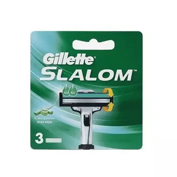 Gillette Слалом Плюс кассета для бритвенного станка 3 шт