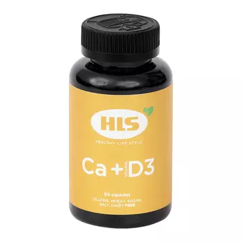 HLS Кальций-Витамин Д3 капсулы 90 шт