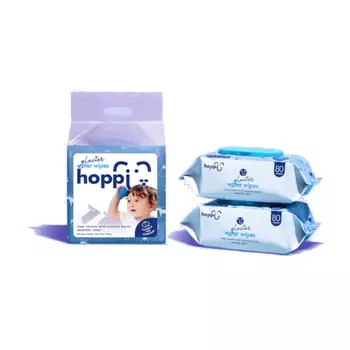 Hoppi Салфетки влажные детские с ледниковой водой 160 шт