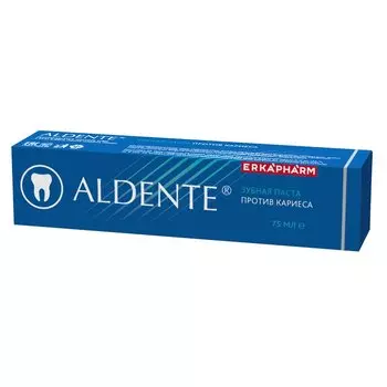 Эркафарм Aldente Зубная паста против кариеса 75 мл