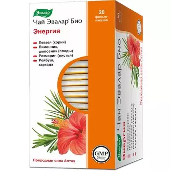 Эвалар Био Чай Энергия фильтр-пакеты 1,5 г 20 шт