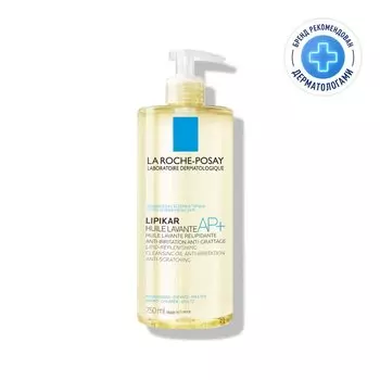 La Roche-Posay Lipikar AP+ Масло для ванны и душа смягчающее для сухой кожи детей и взрослых 750 мл